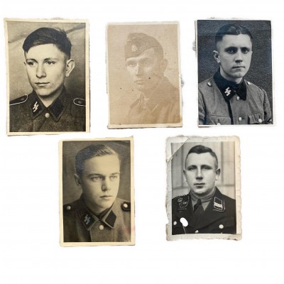 SS soldiers photos from documents - pre-war German Other