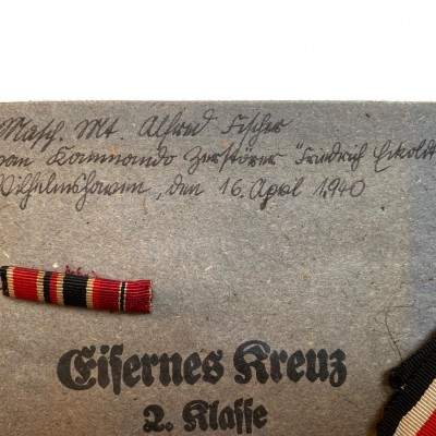 EK II class with envelope with ribbon (138) „Julius Maurer“