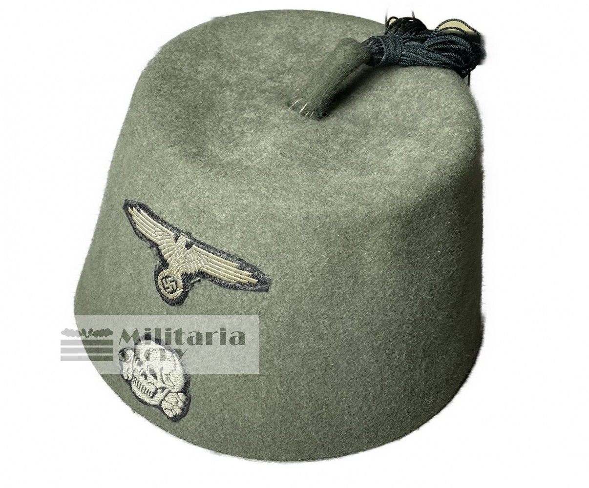 Waffen SS green Handschar FEZ  - Waffen SS green Handschar FEZ : WW2 German Headgear