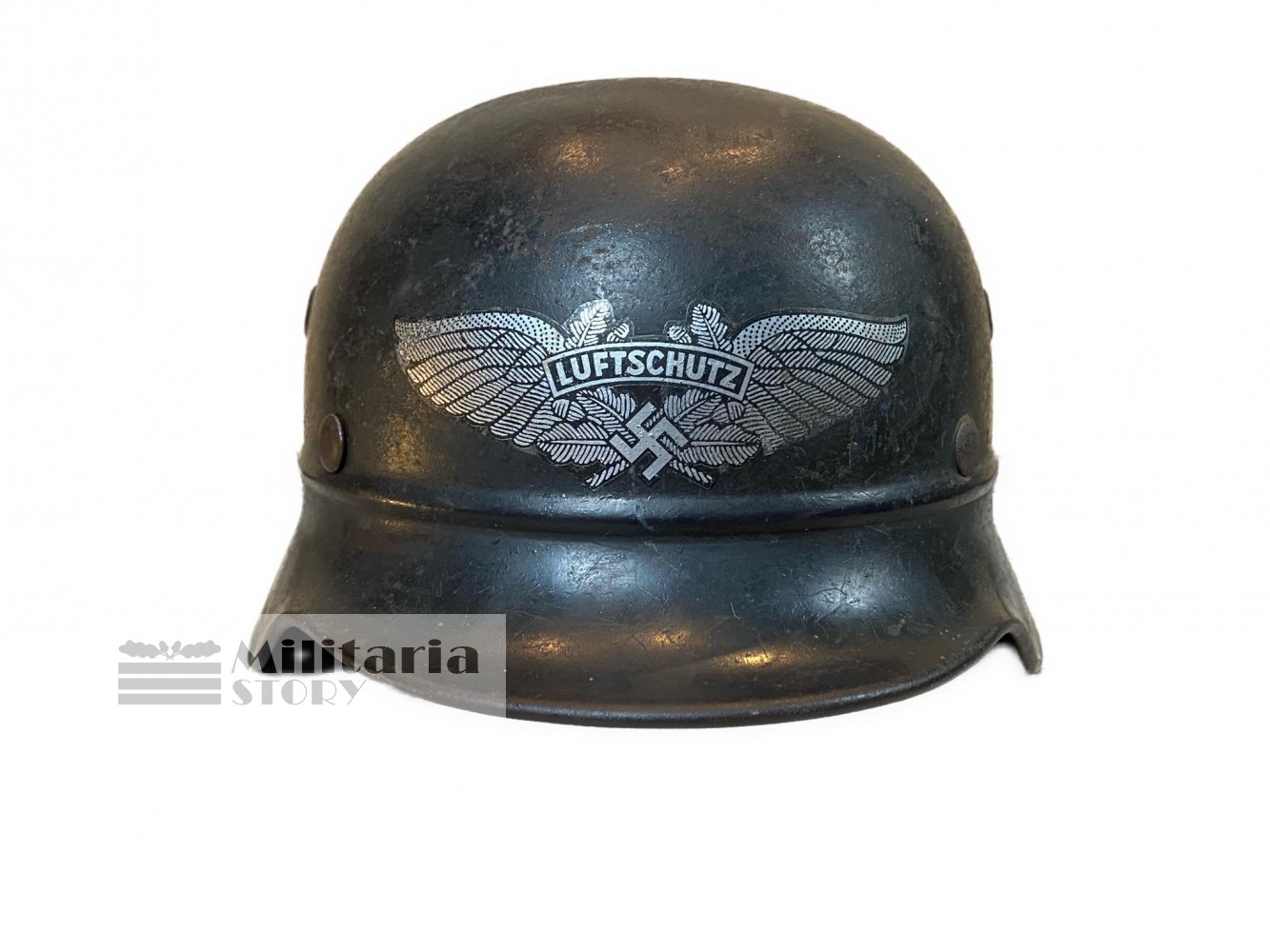 Luftschutz M40 helmet - Luftschutz M40 helmet: WW2 German Headgear