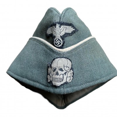 Waffen SS Officer Side Cap - WW2 German Headgear