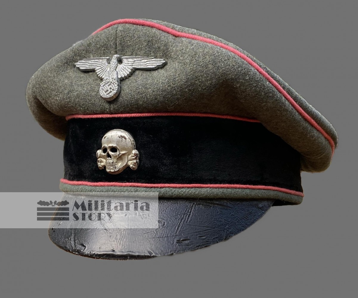 Waffen SS panzer crusher alter alt cap rare - Waffen SS panzer crusher alter alt cap rare: Vintage German Headgear