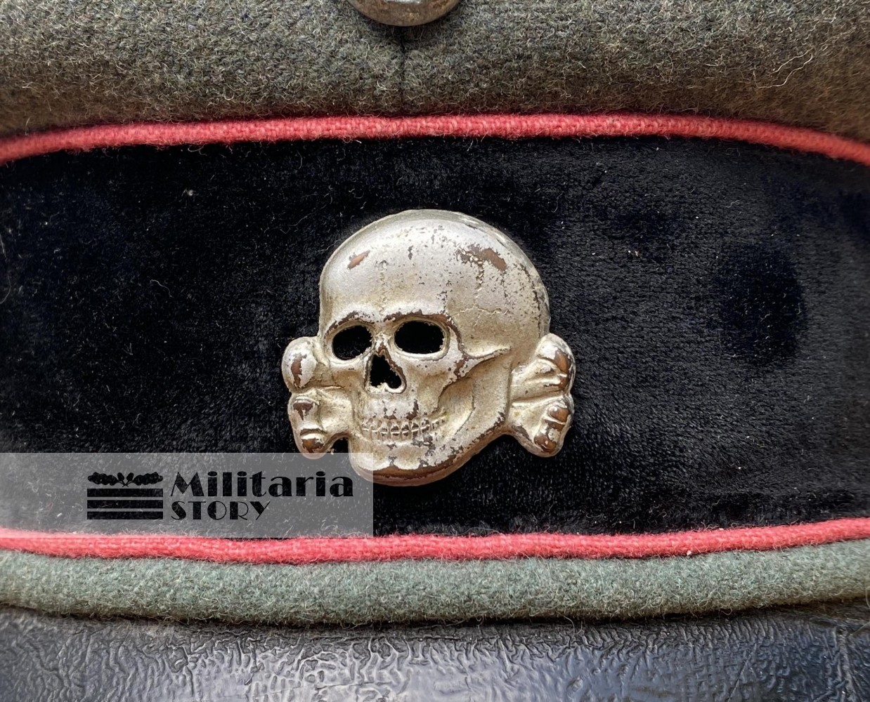 Waffen SS panzer crusher alter alt cap rare - Waffen SS panzer crusher alter alt cap rare: German Headgear