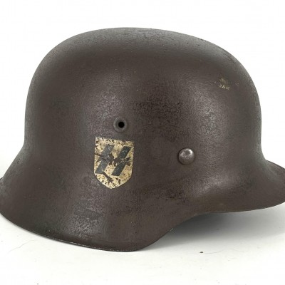 Waffen SS M42 EF64 helmet - German Headgear