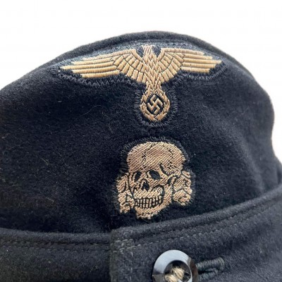 Waffen SS M43 Panzer One button field cap