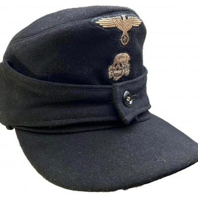 Waffen SS M43 Panzer One button field cap