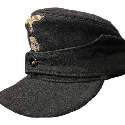 Waffen SS M43 Panzer One button field cap