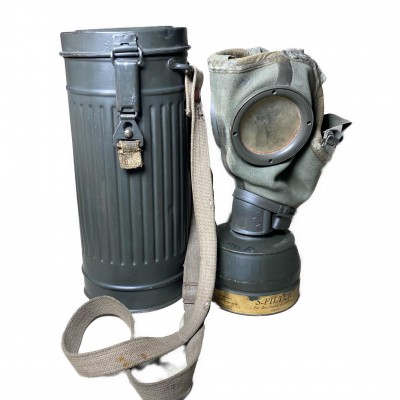 WH/SS/LW GAS MASK WITH CAN