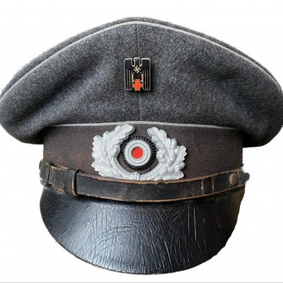 WWII German DRK Crusher/Visor cap - WW2 German Headgear