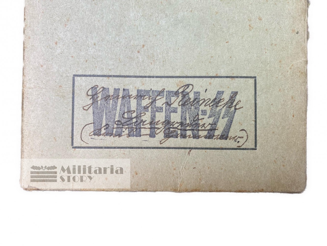 Waffen SS Wehrpass cover - Waffen SS Wehrpass cover: pre-war German Other