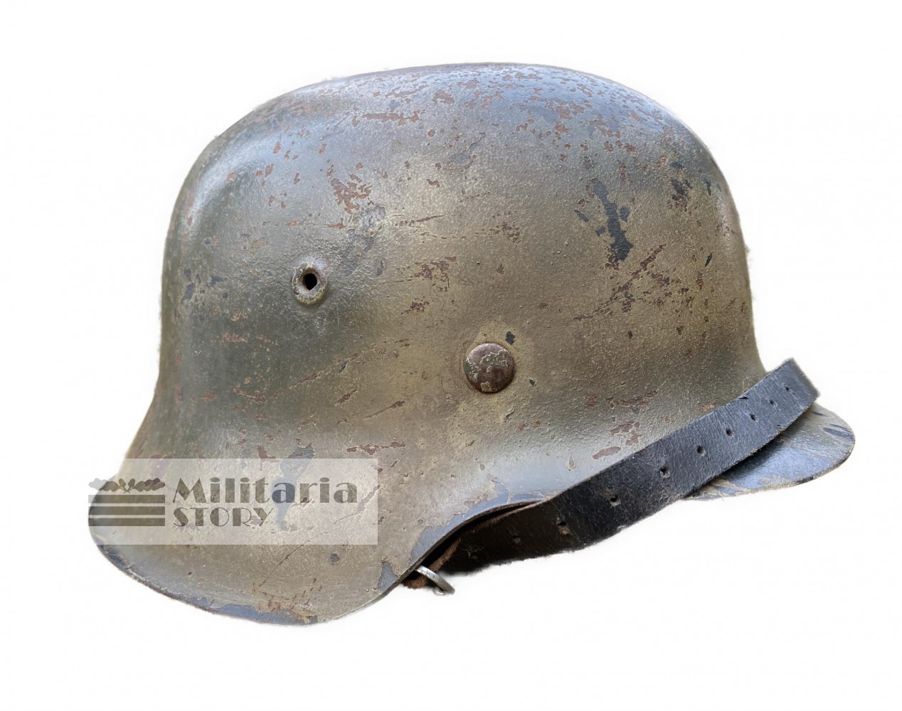 Luftwaffe M42 camo helmet  - Luftwaffe M42 camo helmet : German Headgear