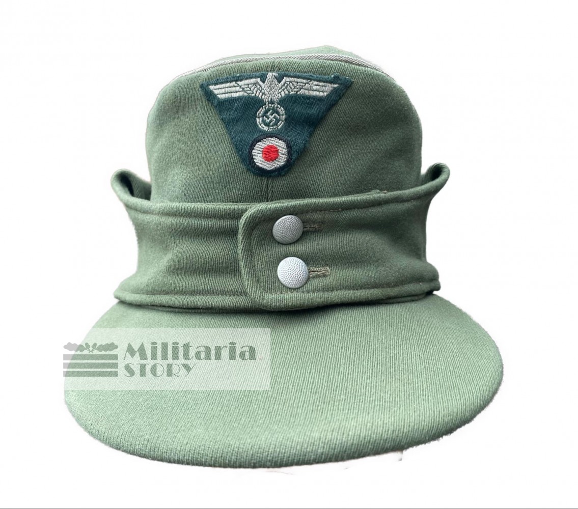 Heer Officer M43 field cap - Heer Officer M43 field cap: German Headgear