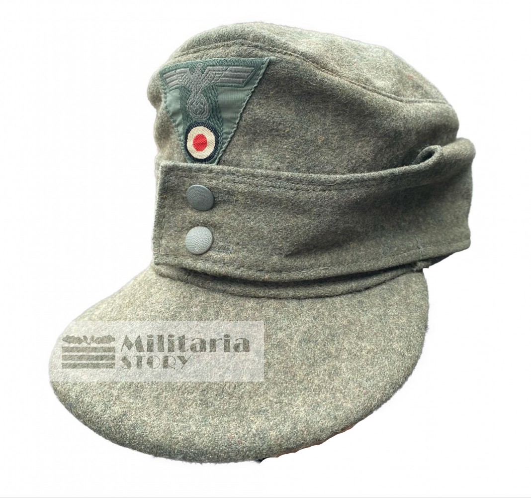 Wehrmacht M43 field cap - Wehrmacht M43 field cap: German Headgear