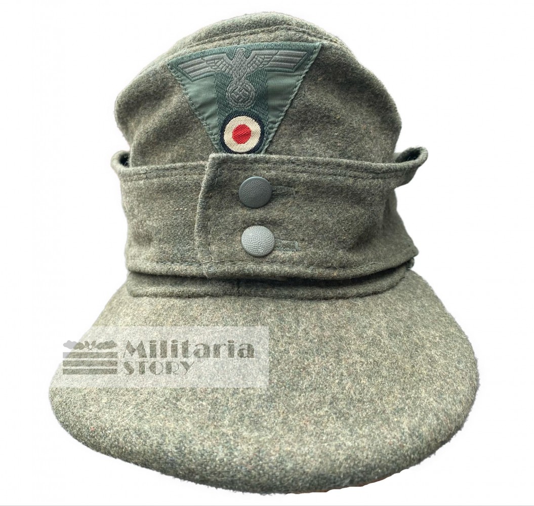 Wehrmacht M43 field cap - Wehrmacht M43 field cap: German Headgear