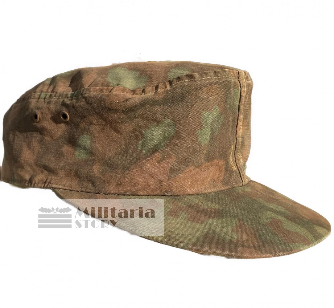 Waffen SS Blurred Edge camouflage field cap - Waffen SS Blurred Edge camouflage field cap: Third Reich Headgear