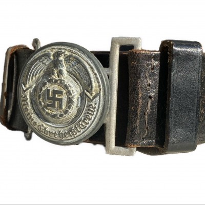 Waffen SS Officer buckle with belt 