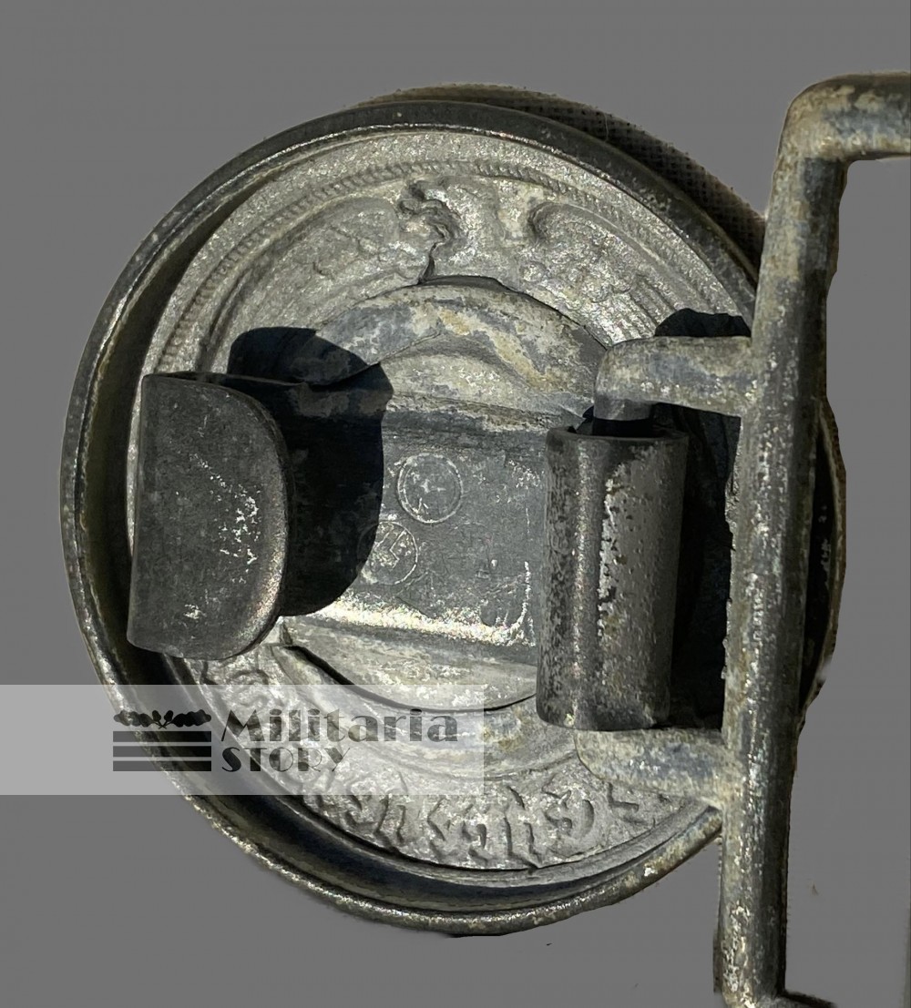 Waffen SS Officer buckle with belt  - Waffen SS Officer buckle with belt : pre-war German Equipment