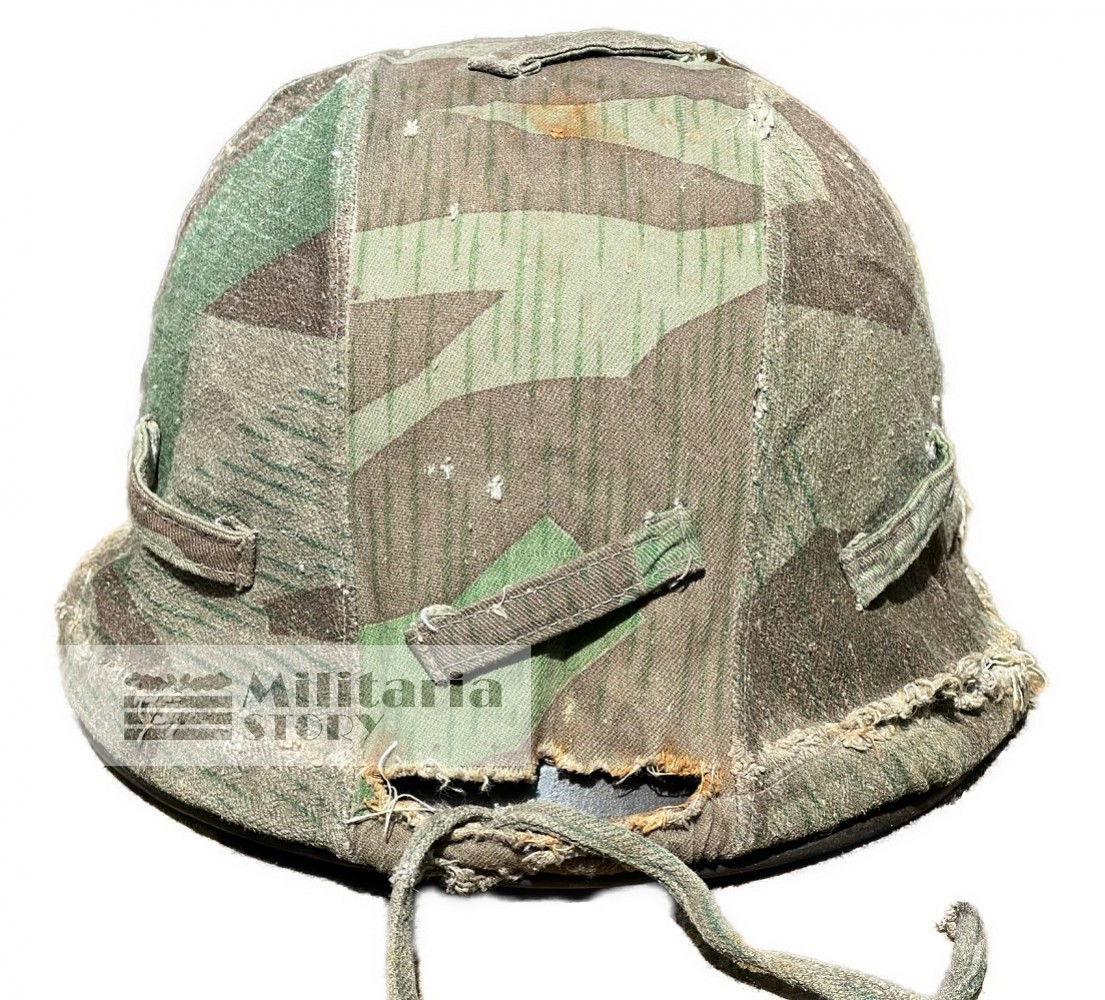 Heer Splinter camo helmet cover - Heer Splinter camo helmet cover: WW2 German Headgear