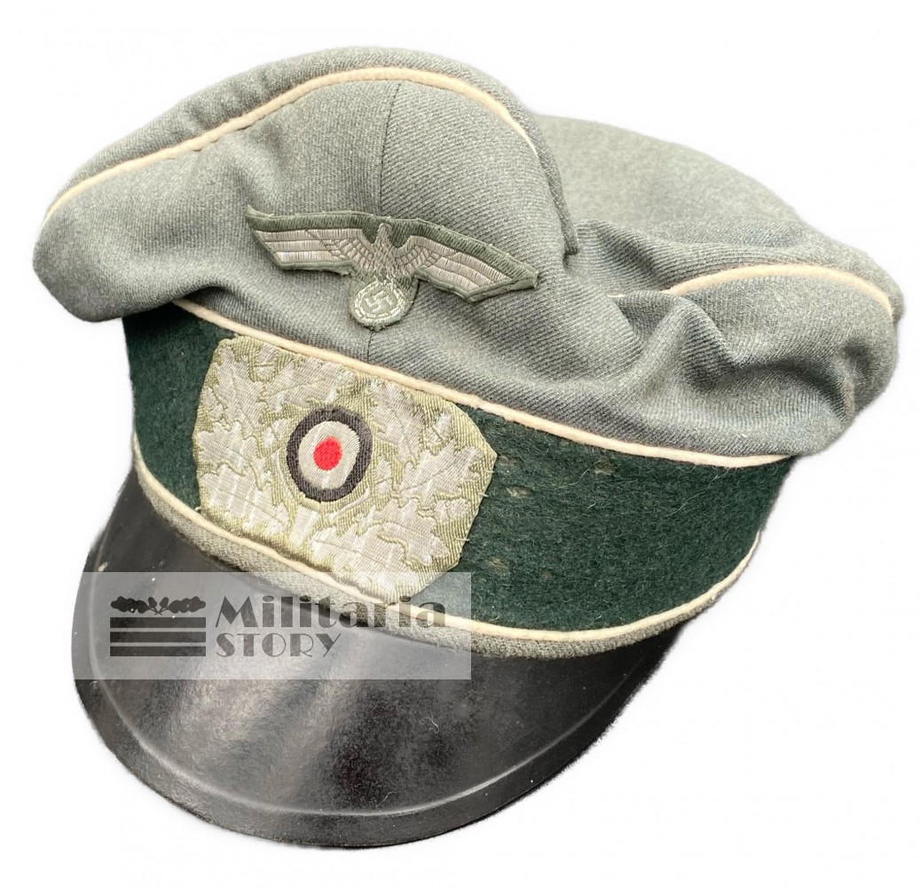 Wehrmacht Infantry crusher cap - Wehrmacht Infantry crusher cap: Third Reich Headgear