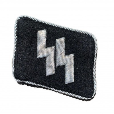 Waffen SS Officer collar runes tab - pre-war German Insignia