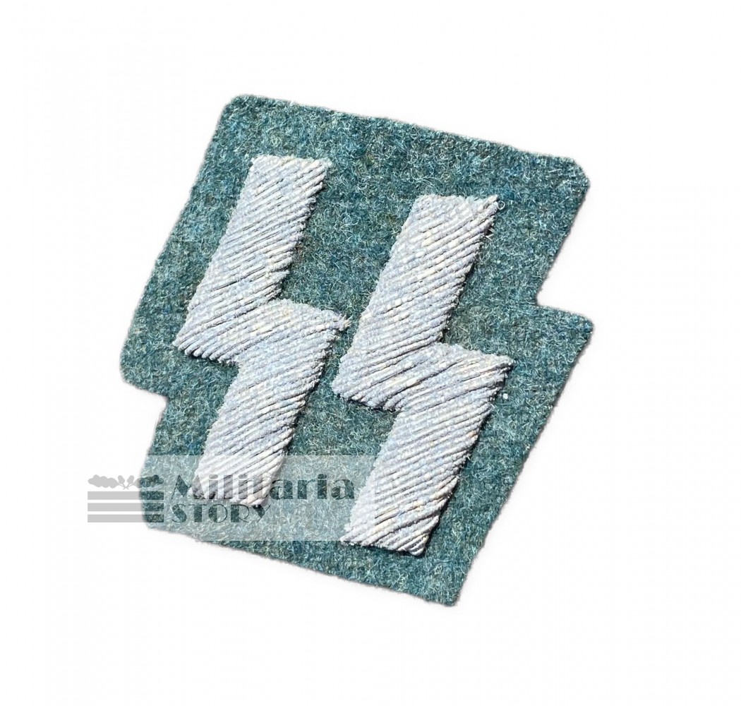 SS/Polizei runic patch - SS/Polizei runic patch: WW2 German Insignia