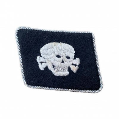 Waffen SS Totenkopf Dachau collar tab