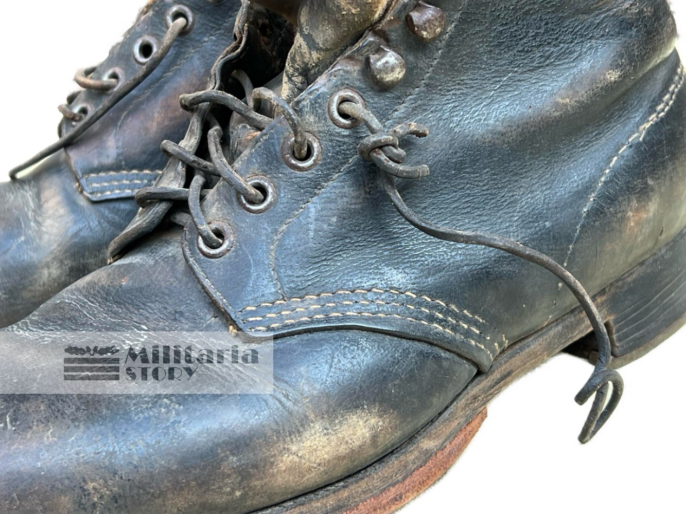 M37 SS/Heer ankle boots - M37 SS/Heer ankle boots: Vintage German Equipment