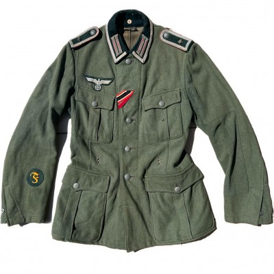 HEER ARTILLERY M36 FIELD TUNIC WACHTMEISTER - Vintage German Uniforms