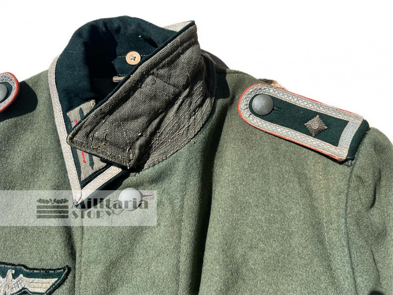 HEER ARTILLERY M36 FIELD TUNIC WACHTMEISTER - HEER ARTILLERY M36 FIELD TUNIC WACHTMEISTER: WW2 German Uniforms