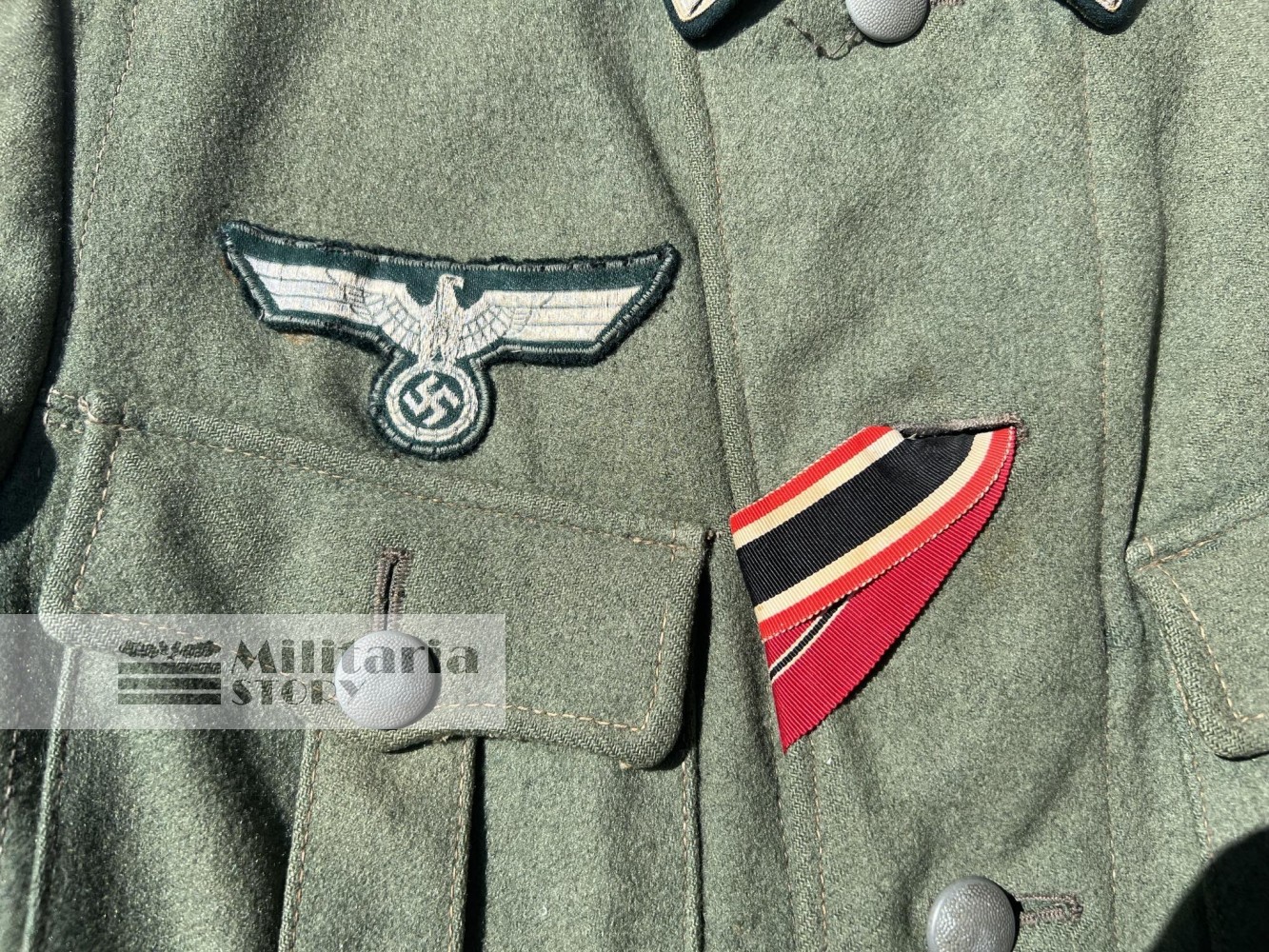 HEER ARTILLERY M36 FIELD TUNIC WACHTMEISTER - HEER ARTILLERY M36 FIELD TUNIC WACHTMEISTER: Third Reich Uniforms