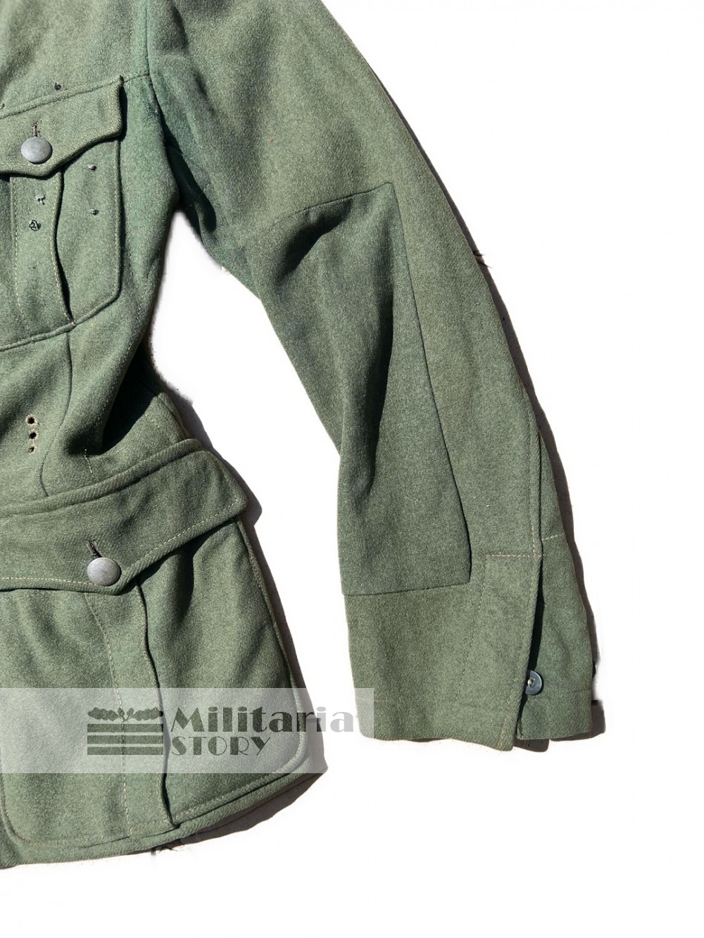 HEER ARTILLERY M36 FIELD TUNIC WACHTMEISTER - HEER ARTILLERY M36 FIELD TUNIC WACHTMEISTER: Vintage German Uniforms