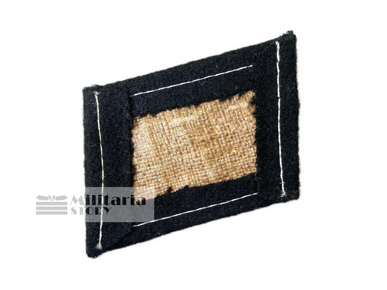 Waffen SS Dachau Temporary Guard collar tab - Waffen SS Dachau Temporary Guard collar tab: Vintage German Insignia