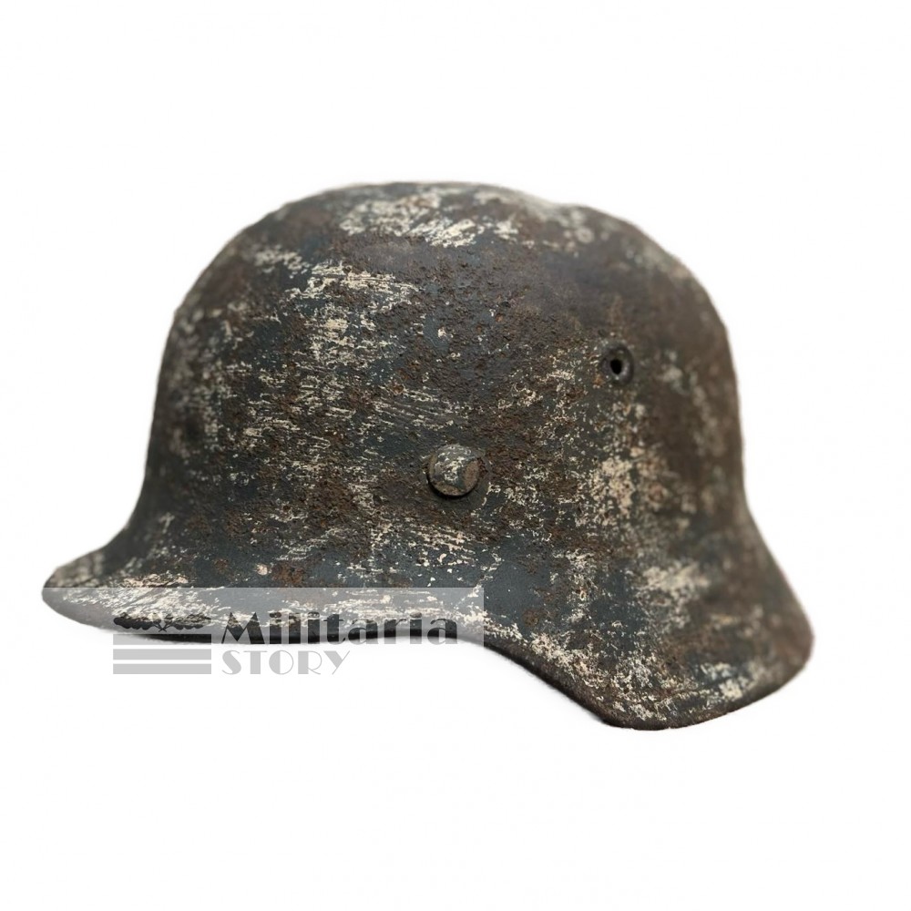 M40 Heer Winter Camo Helmet Stalingrad