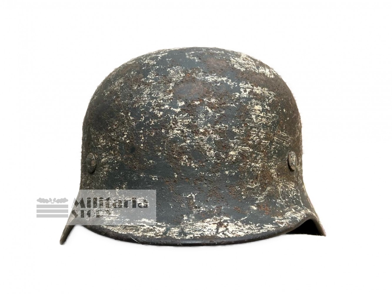 M40 Heer Winter Camo Helmet Stalingrad - M40 Heer Winter Camo Helmet Stalingrad: Third Reich Headgear