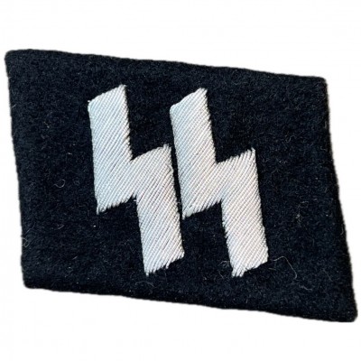 Waffen SS EM/NCO collar tab - Third Reich Insignia