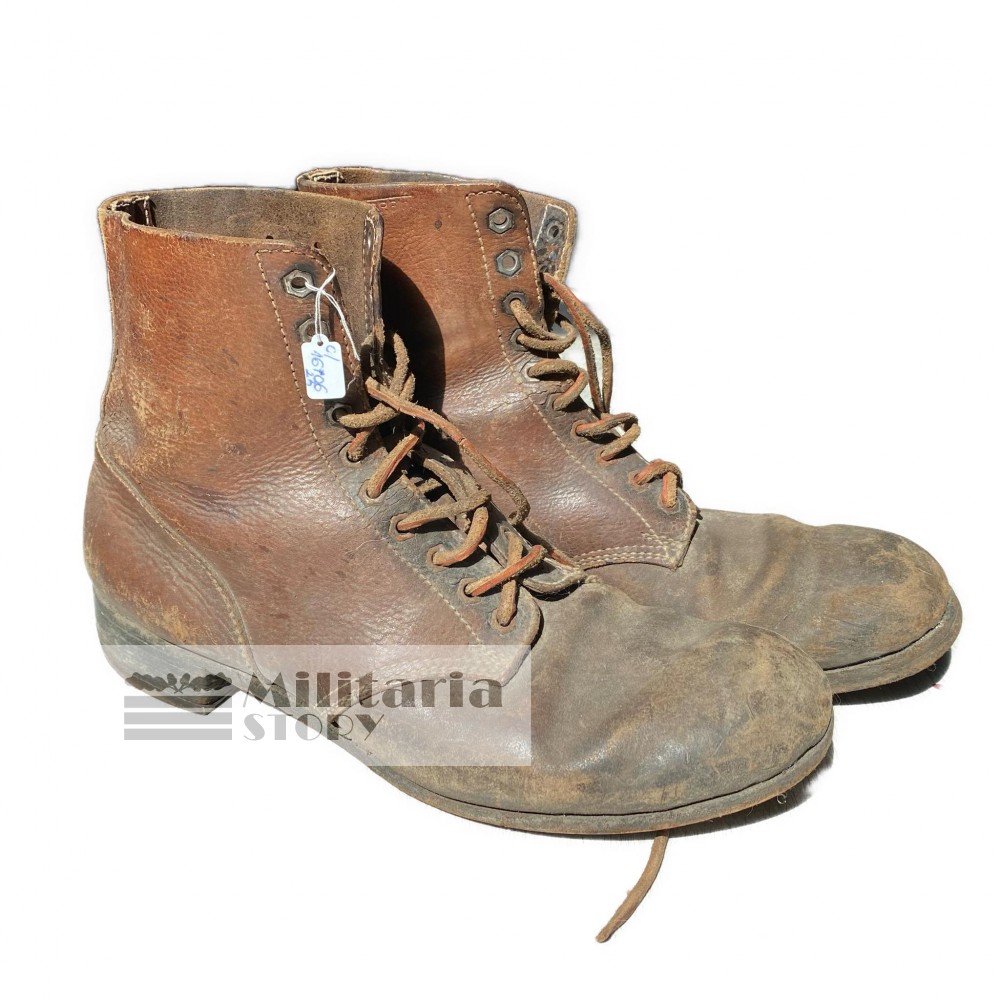 Heer/SS M37 ankle boots - Heer/SS M37 ankle boots: Vintage German Equipment