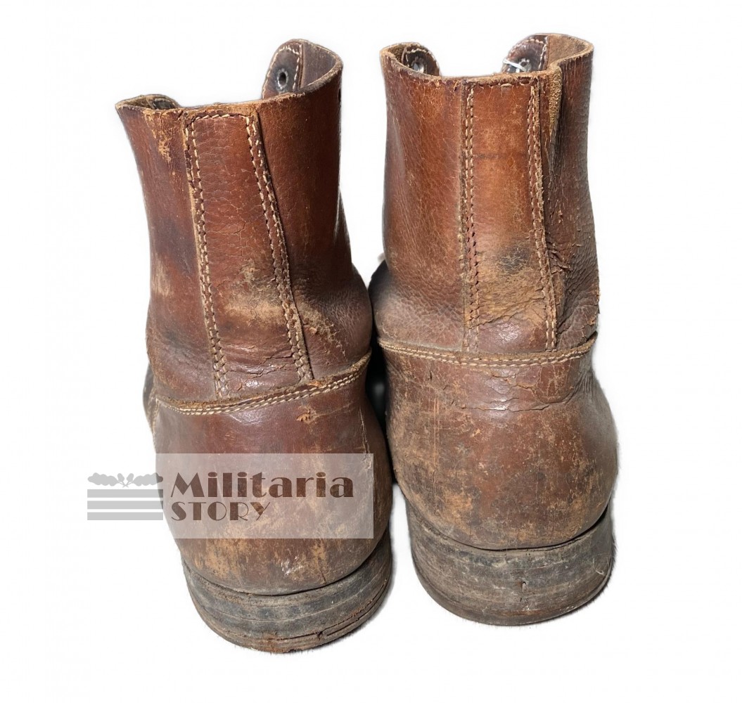 Heer/SS M37 ankle boots - Heer/SS M37 ankle boots: WW2 German Equipment