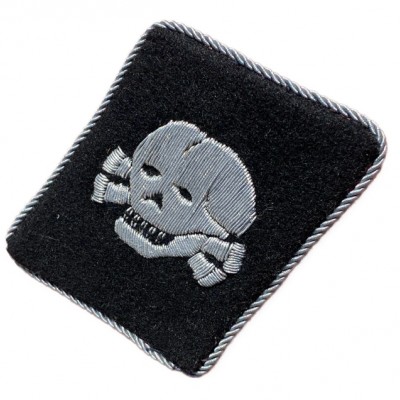 SS Totenkopf Officer verticale collar tab