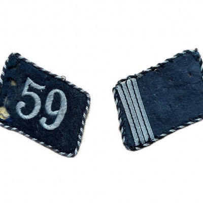 Allgemeine-SS NCO Collar Patches Standarte  ~59 - pre-war German Insignia