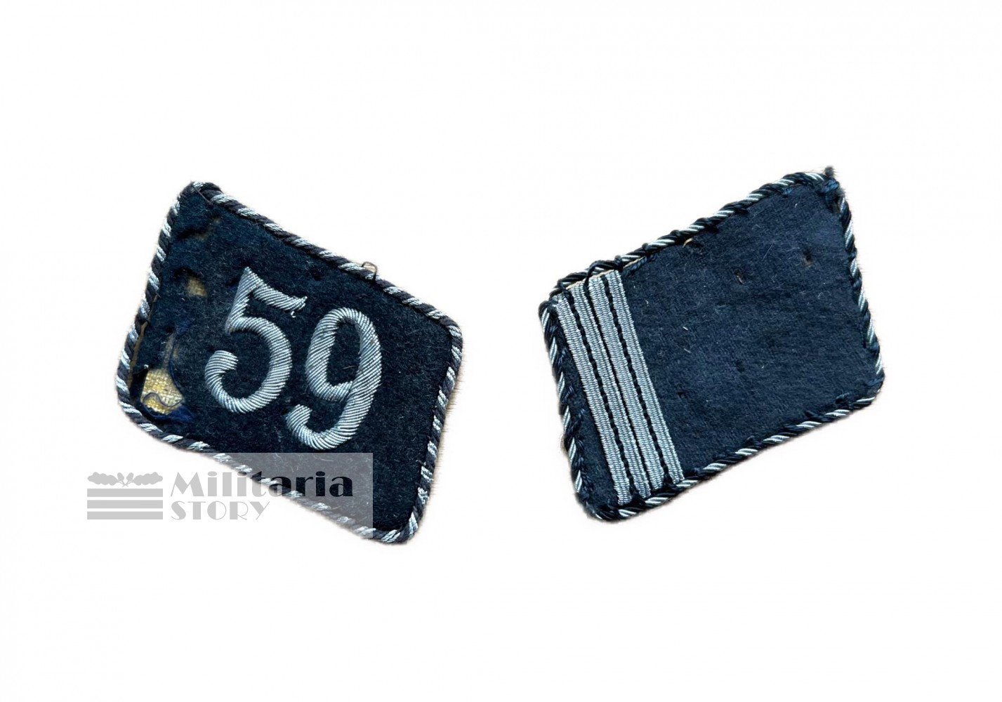 Allgemeine-SS NCO Collar Patches Standarte  ~59