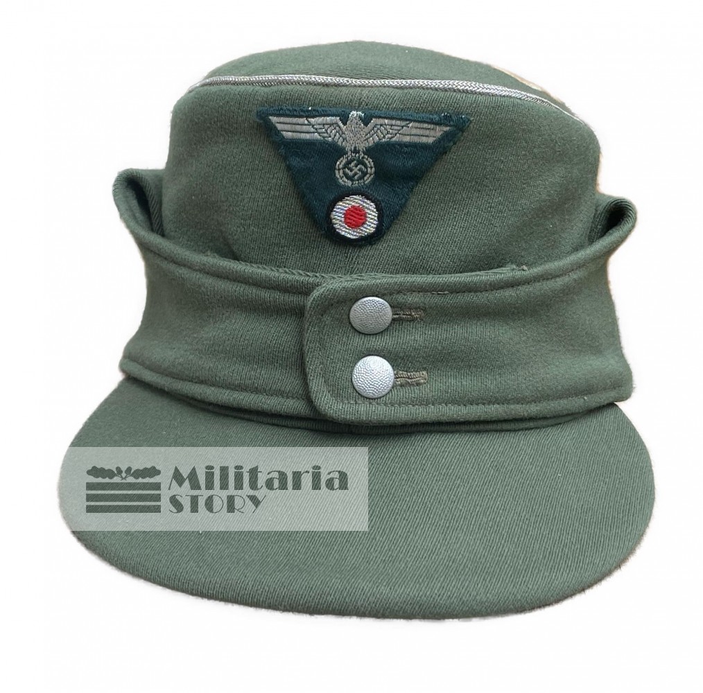 Heer Officer M43 field cap - Heer Officer M43 field cap: Third Reich Headgear