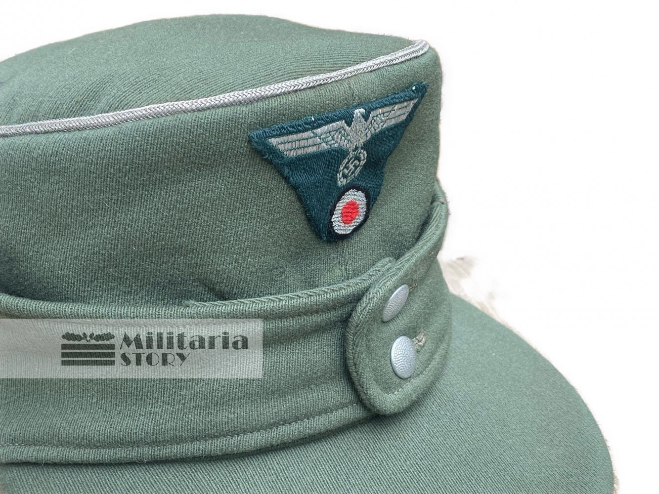 Heer Officer M43 field cap - Heer Officer M43 field cap: German Headgear