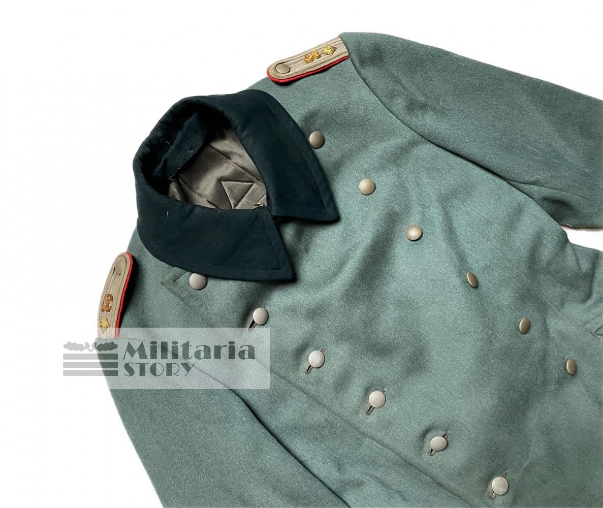 Heer Artillery Offier overcoat - Heer Artillery Offier overcoat: Vintage German Uniforms