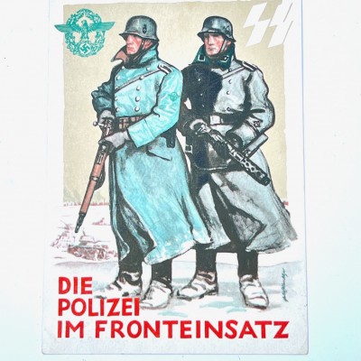 Waffen SS Postcards - WW2 German Other