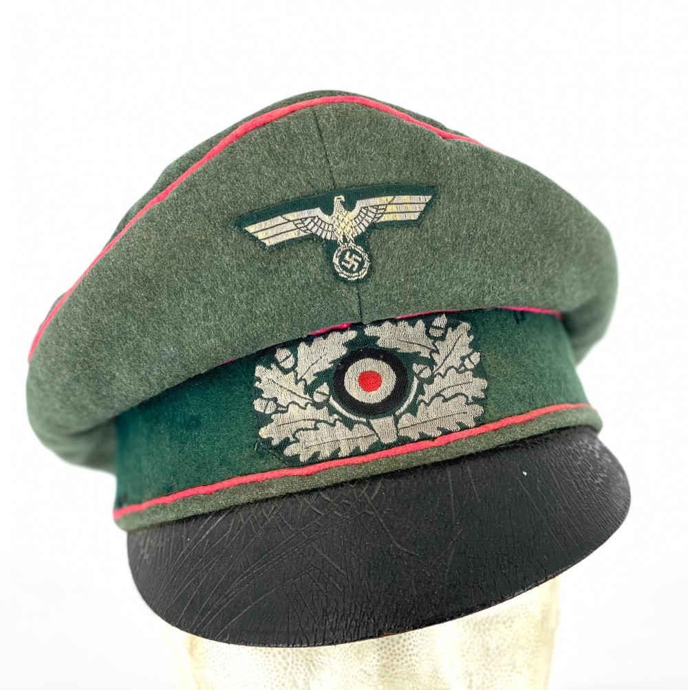 Heer Generastab Alter Alt/Crusher visor cap - Heer Generastab Alter Alt/Crusher visor cap: German Headgear