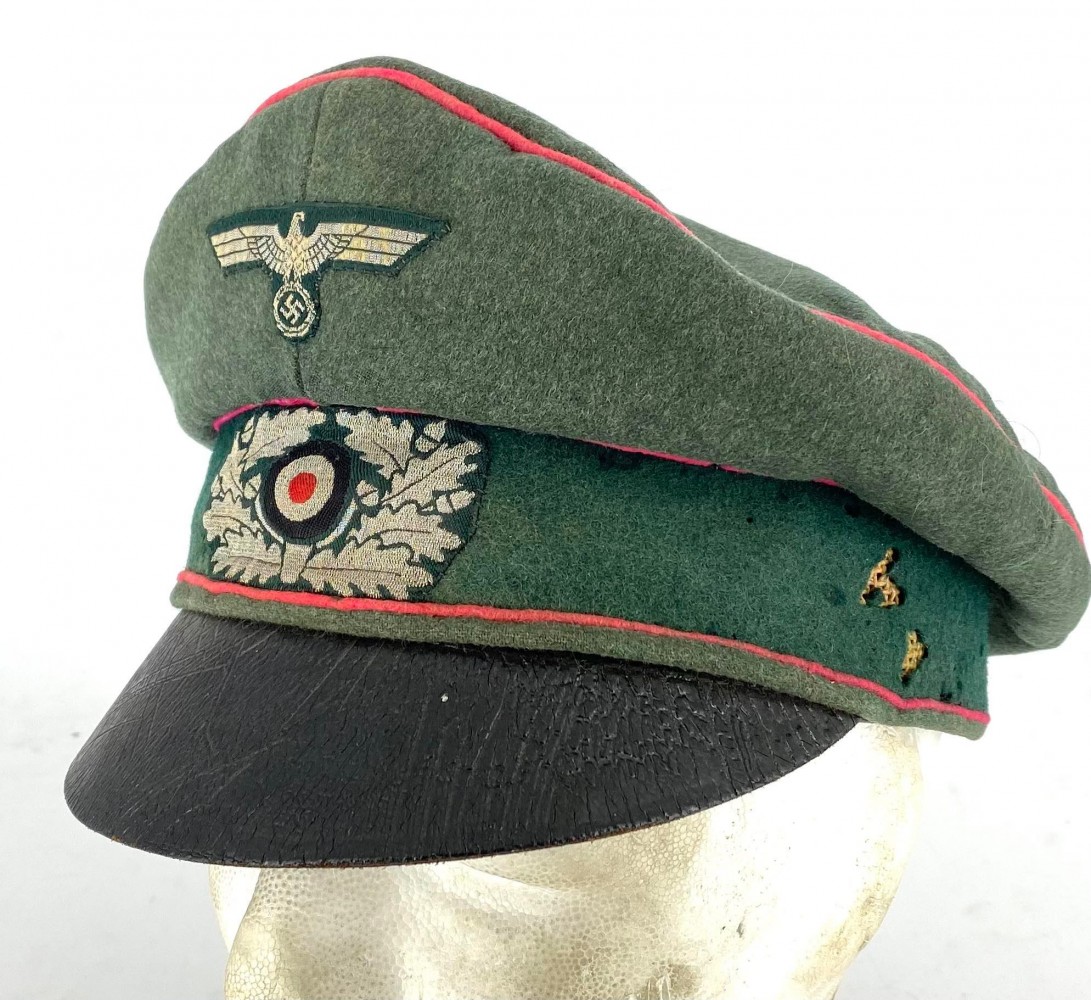 Heer Generastab Alter Alt/Crusher visor cap - Heer Generastab Alter Alt/Crusher visor cap: Third Reich Headgear