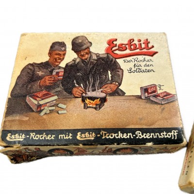 Wehrmacht Esbit Cooker and Fuel Blok in original Box