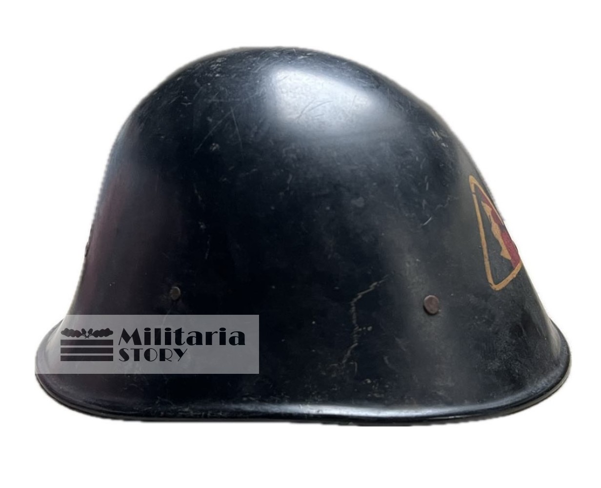 Dutch NSB M27 Steel helmet RARE!! - Dutch NSB M27 Steel helmet RARE!!: WW2 German Headgear