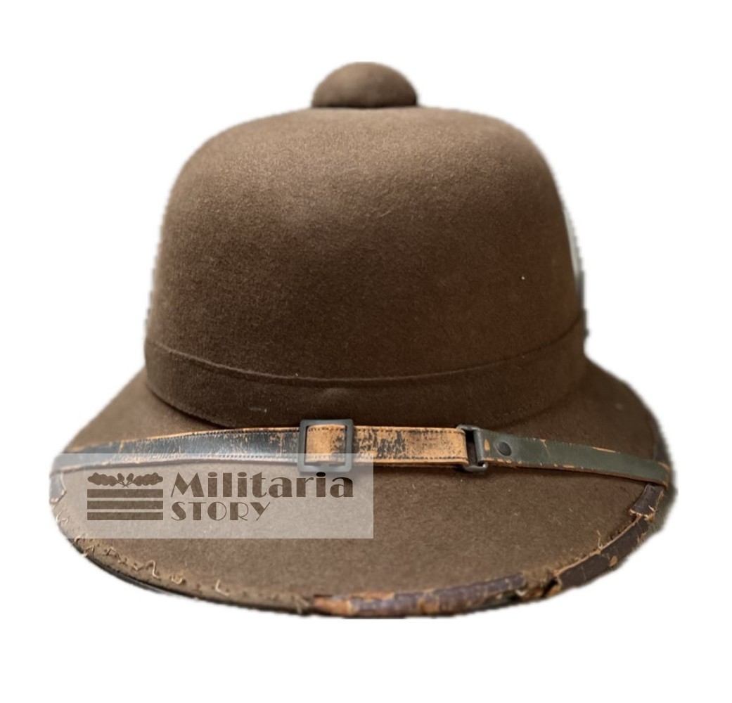 Tropical / DAK Pith Helmet - Tropical / DAK Pith Helmet: German Equipment