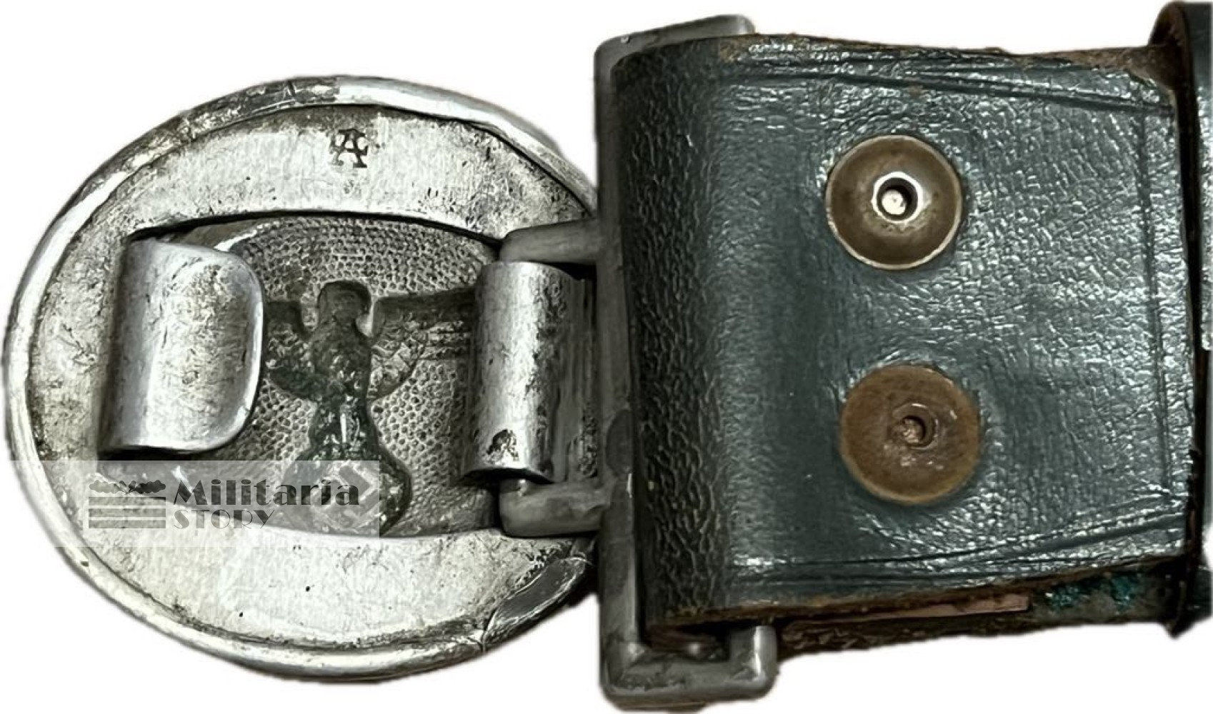 III Reich forestry The belt and the buckle (dark green) - III Reich forestry The belt and the buckle (dark green): Third Reich Equipment